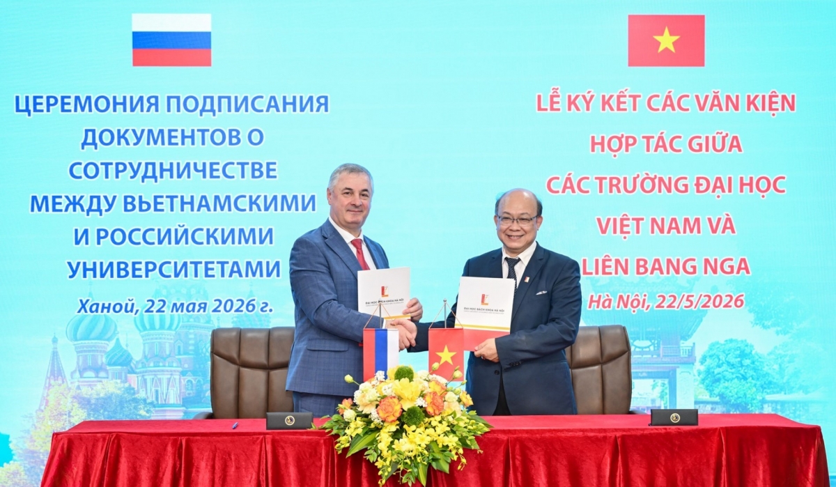 Đại học Bách khoa Hà Nội ký hợp tác chiến lược với các đại học Nga
