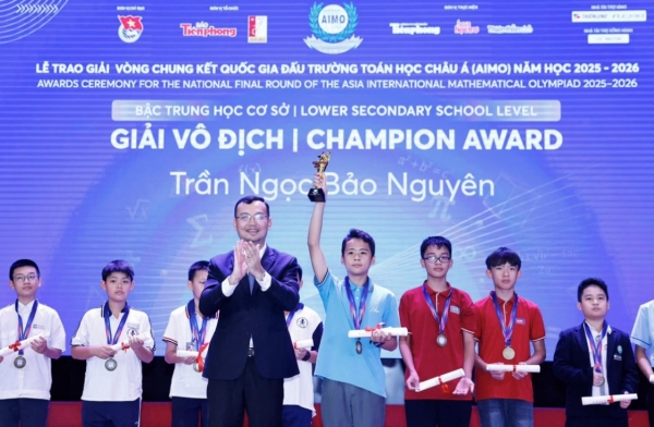 AIMO - nơi hàng trăm tài năng Toán học trẻ được tỏa sáng