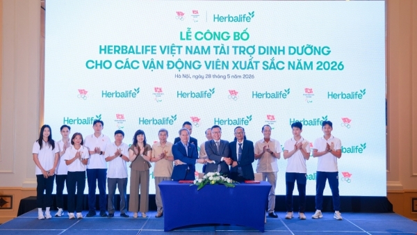 Herbalife Việt Nam tài trợ sản phẩm dinh dưỡng  cho các vận động viên xuất sắc Việt Nam năm 2026