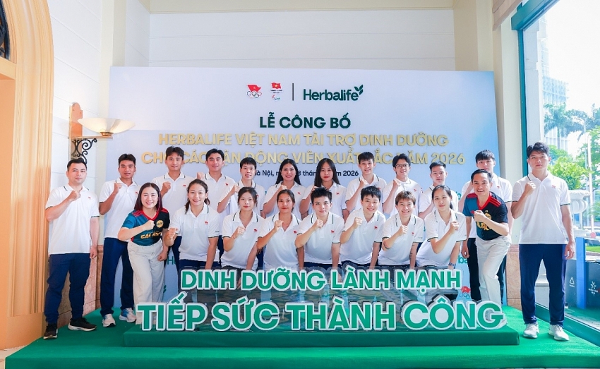 Herbalife Việt Nam tài trợ sản phẩm dinh dưỡng  cho các vận động viên xuất sắc Việt Nam năm 2026