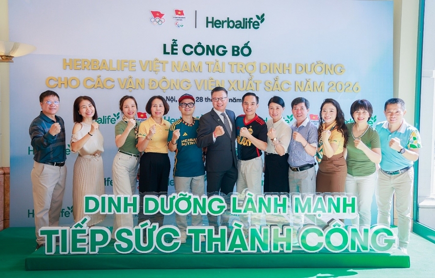Herbalife Việt Nam tài trợ sản phẩm dinh dưỡng  cho các vận động viên xuất sắc Việt Nam năm 2026