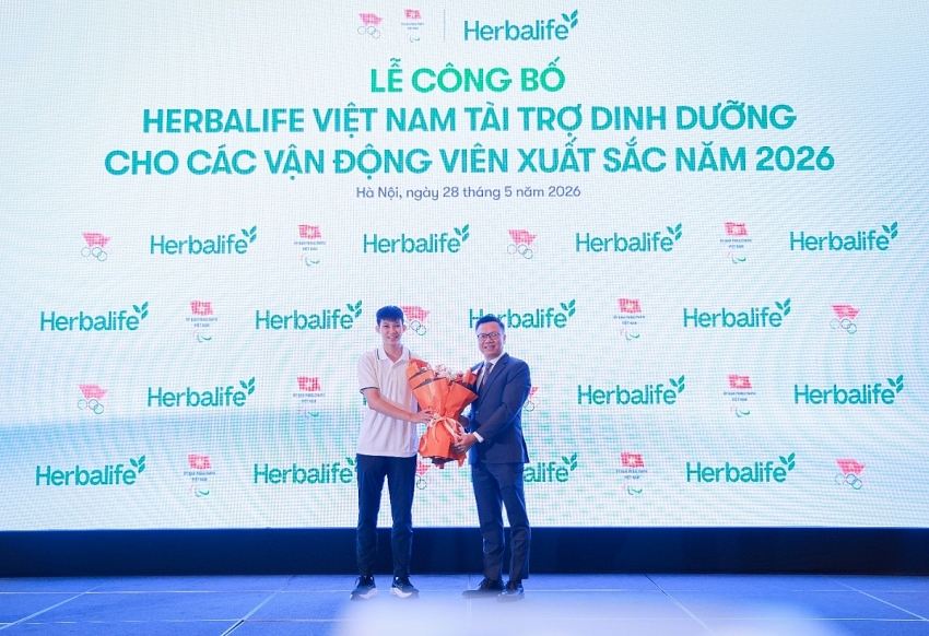 Herbalife Việt Nam tài trợ sản phẩm dinh dưỡng  cho các vận động viên xuất sắc Việt Nam năm 2026