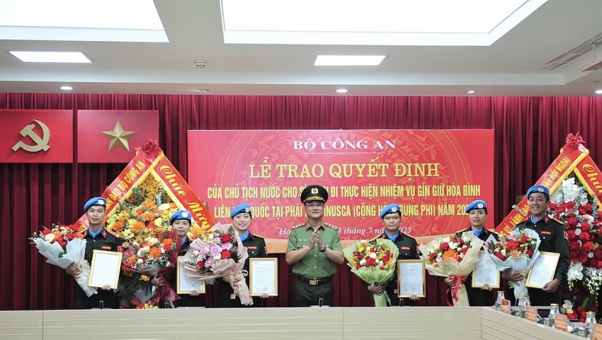 Dấu ấn Công an Việt Nam tại phái bộ gìn giữ hòa bình khắc nghiệt nhất Liên hợp quốc