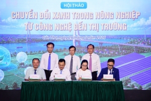 Kết nối công nghệ với thị trường thúc đẩy chuyển đổi xanh nông nghiệp Đồng bằng sông Cửu Long