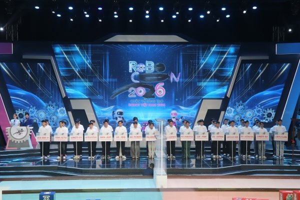 4 đội đầu tiên góp mặt tại Tứ kết Robocon Việt Nam 2026