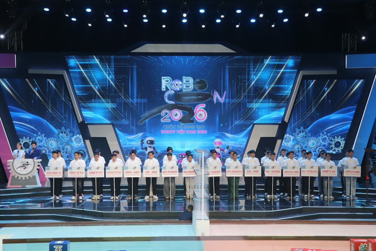 4 đội đầu tiên góp mặt tại Tứ kết Robocon Việt Nam 2026