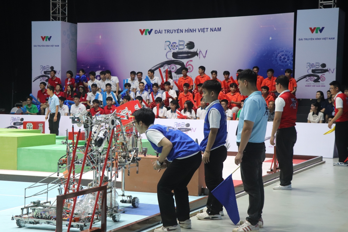 Lộ diện 4 đội đầu tiên góp mặt tại Tứ kết Robocon Việt Nam 2026