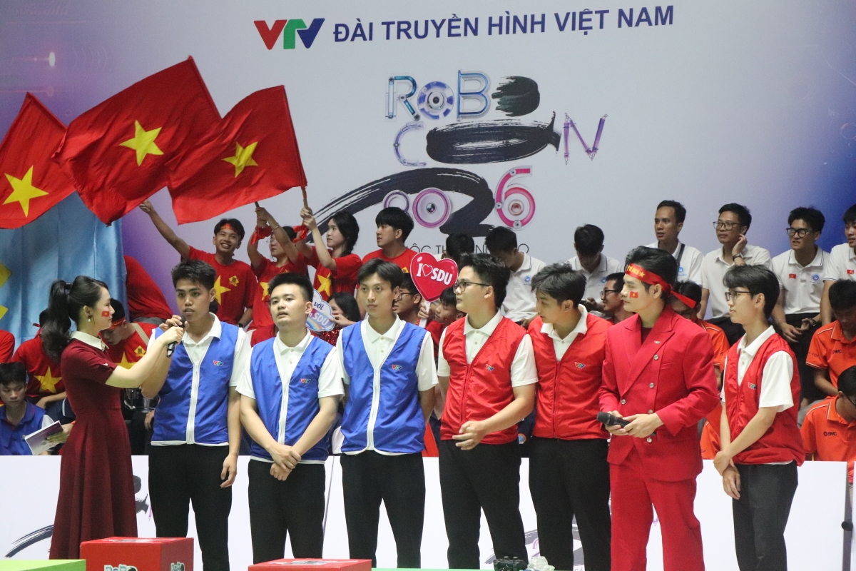 LH-FOF đến từ Trường Đại học Lạc Hồng đăng quang Robocon Việt Nam 2026