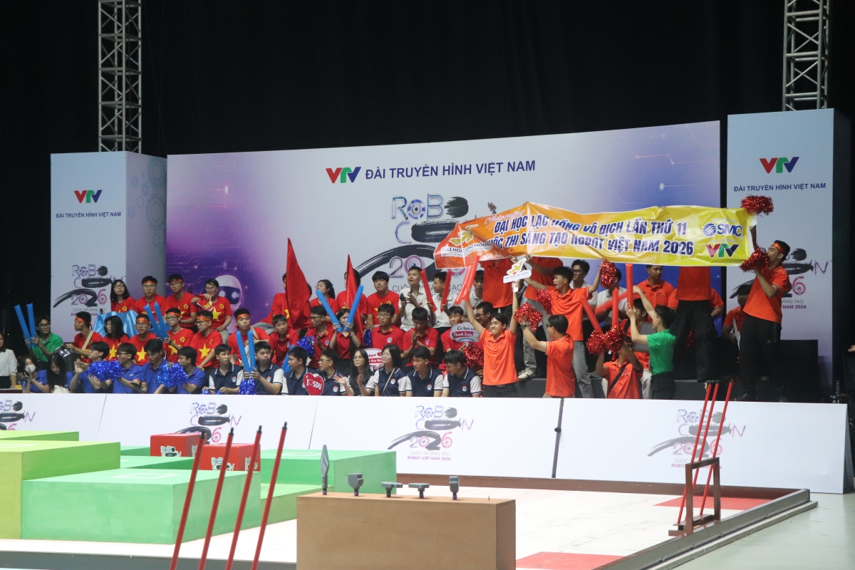 LH-FOF đến từ Trường Đại học Lạc Hồng đăng quang Robocon Việt Nam 2026
