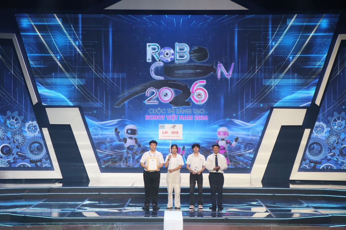 LH-FOF đến từ Trường Đại học Lạc Hồng đăng quang Robocon Việt Nam 2026