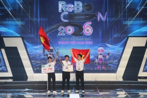 LH-FOF đến từ Trường Đại học Lạc Hồng đăng quang Robocon Việt Nam 2026