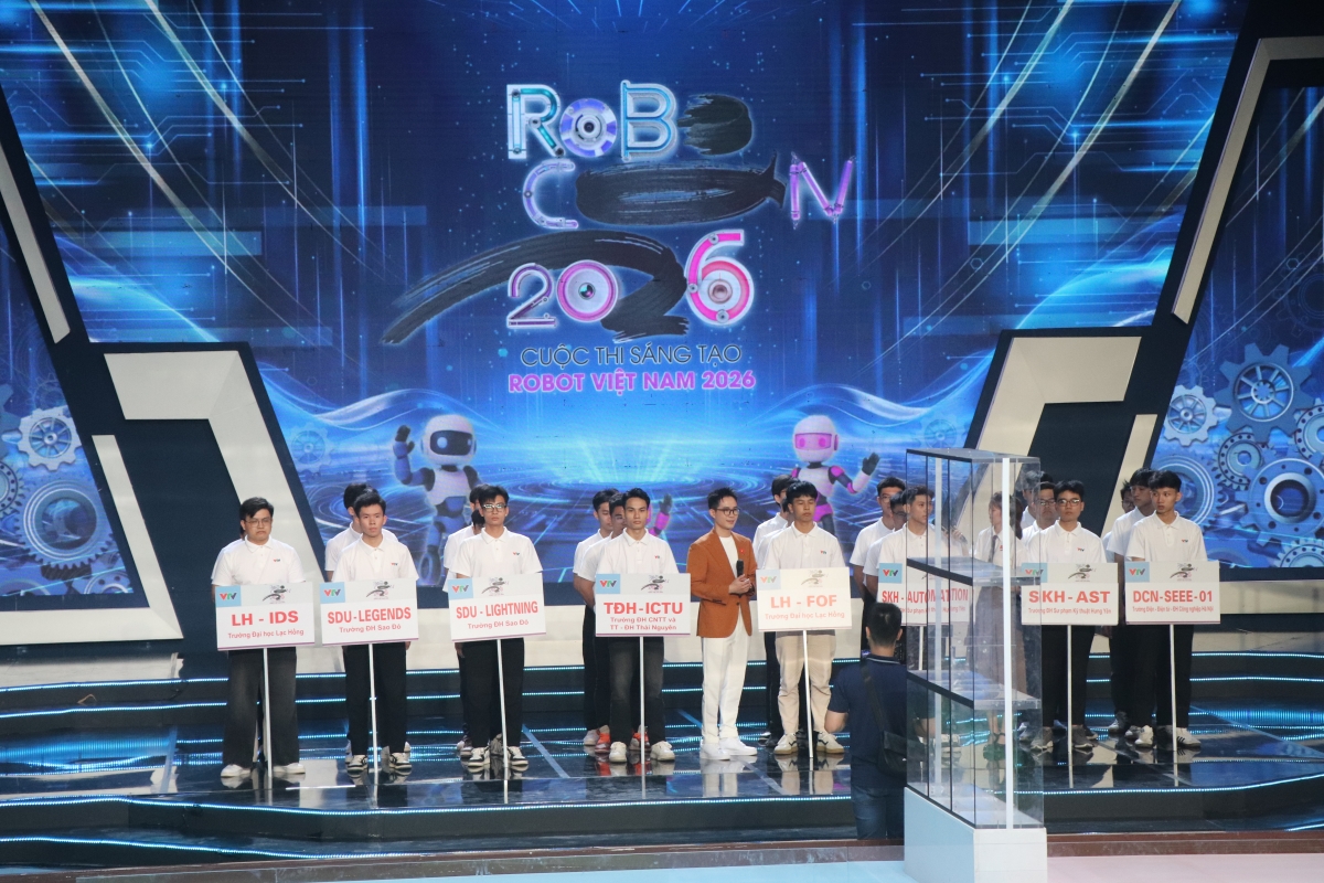 LH-FOF đến từ Trường Đại học Lạc Hồng đăng quang Robocon Việt Nam 2026