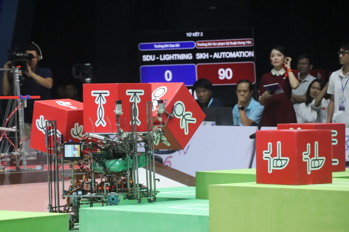 LH-FOF đến từ Trường Đại học Lạc Hồng đăng quang Robocon Việt Nam 2026