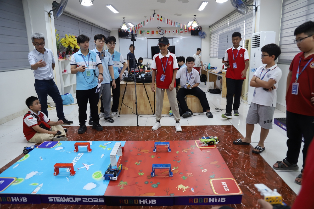 Tinh thần Fair-play xuyên suốt cuộc tranh tài Robotics tại STEAMCUP ASIA 2026