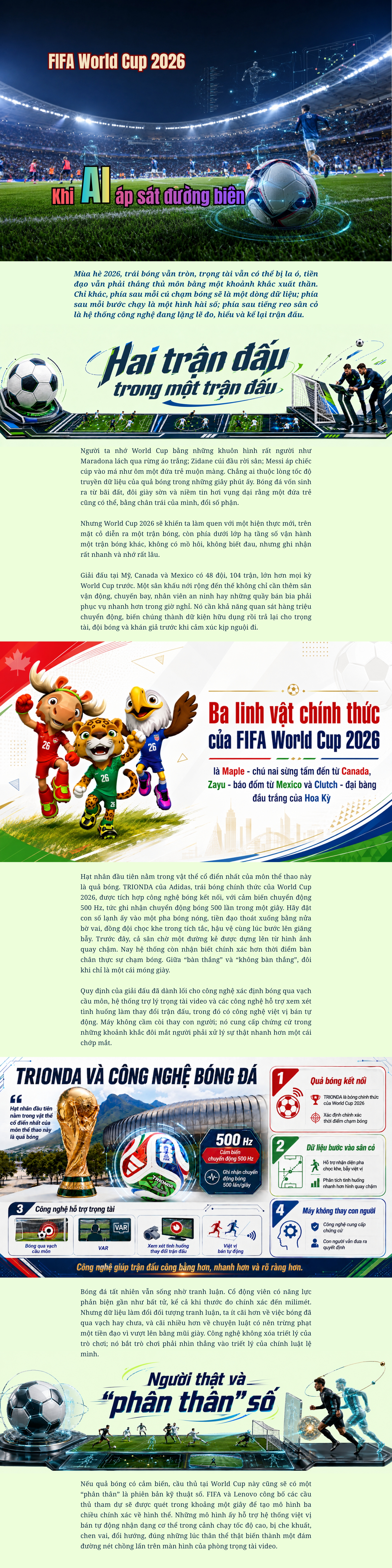 [E-Magazine] FIFA World Cup 2026 - Khi AI áp sát đường biên