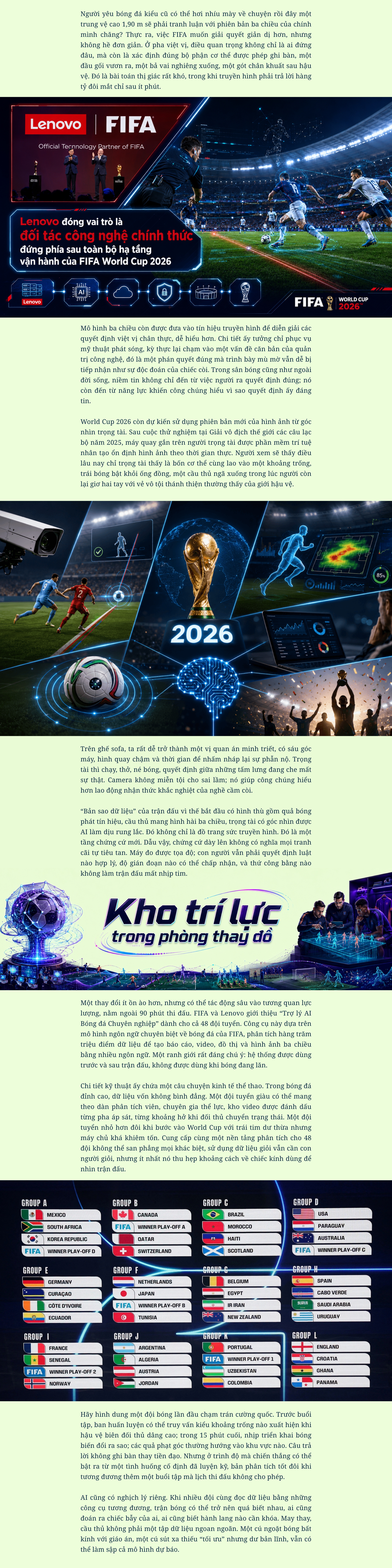 [E-Magazine] FIFA World Cup 2026 - Khi AI áp sát đường biên