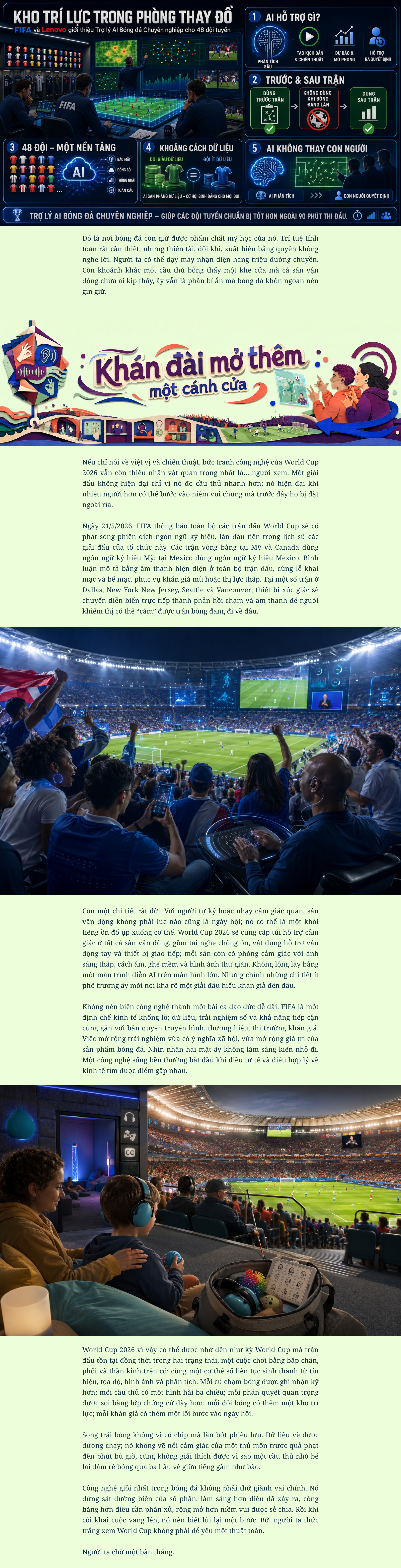 [E-Magazine] FIFA World Cup 2026 - Khi AI áp sát đường biên