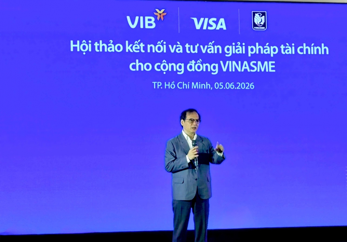  Ông Tô Hoài Nam - Phó Chủ tịch kiêm Tổng Thư ký VINASME phát biểu