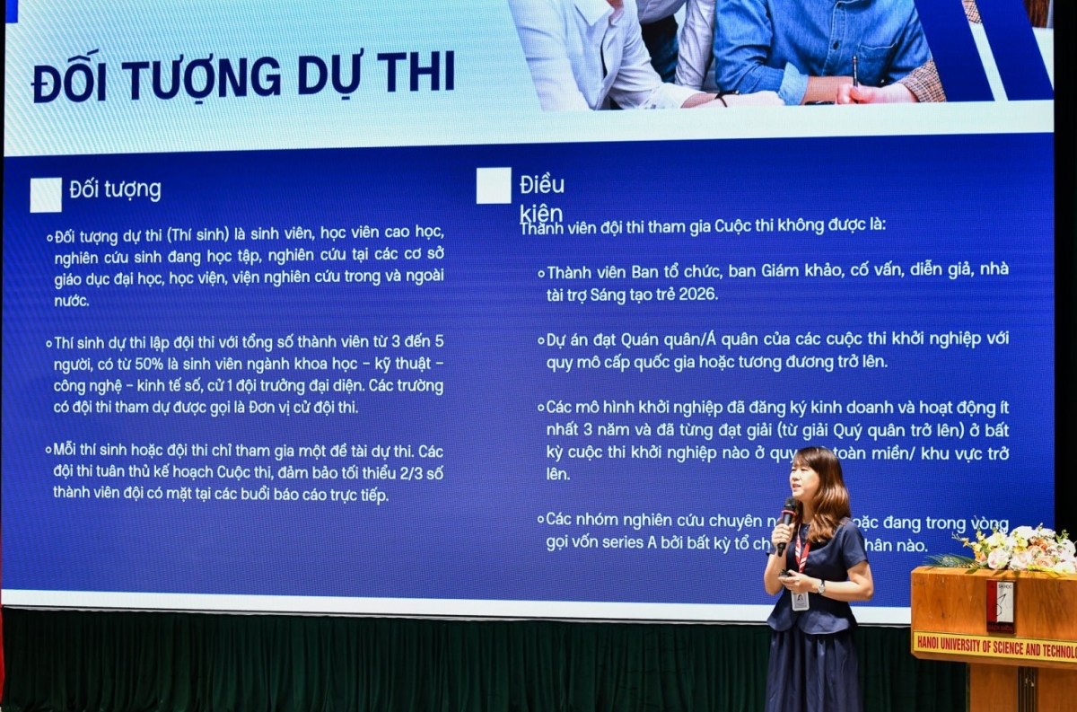 ‘Sáng tạo trẻ 2026’ mở rộng đối tượng tham gia, mục tiêu sáng tạo không giới hạn