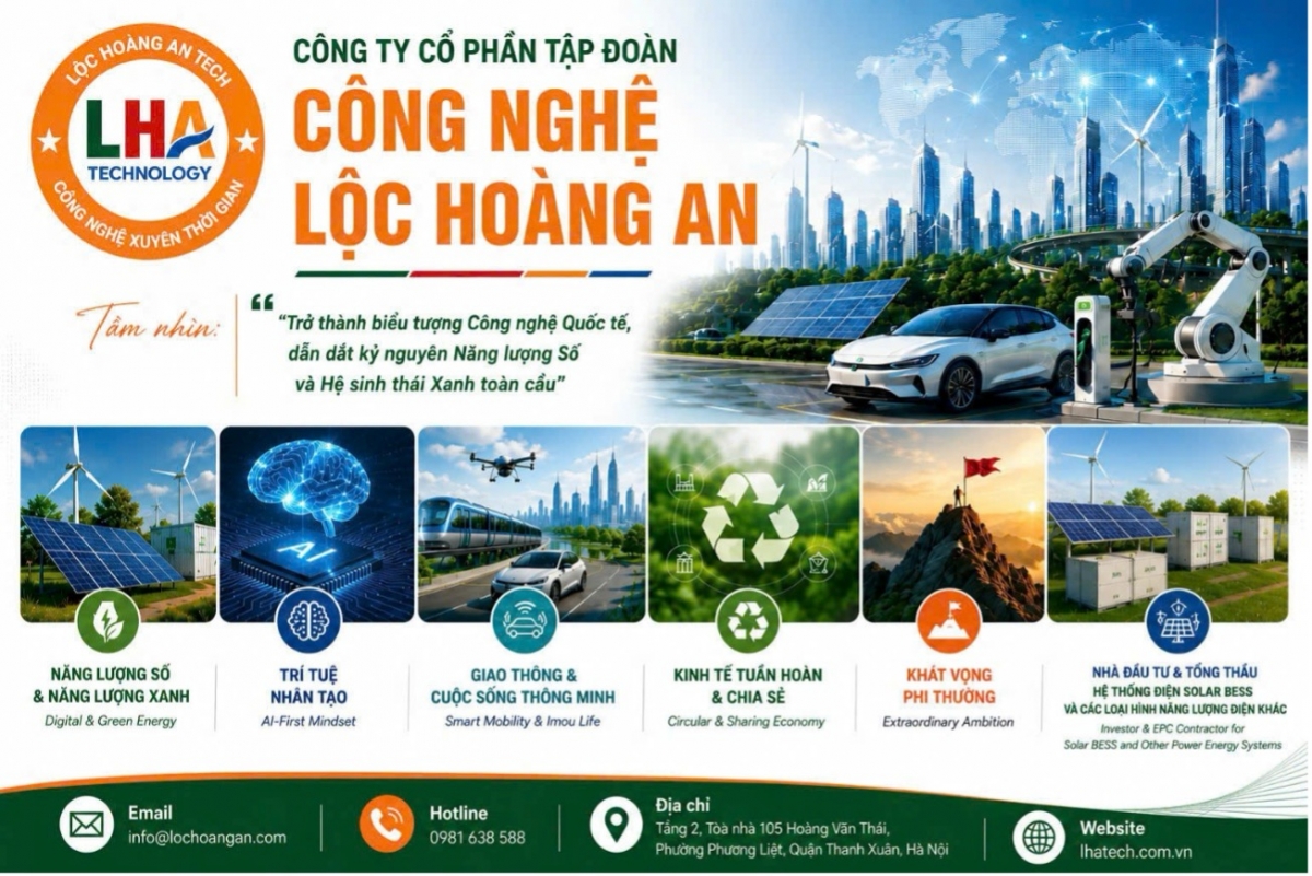 Lộc Hoàng An Tech: kiến tạo tương lai xanh