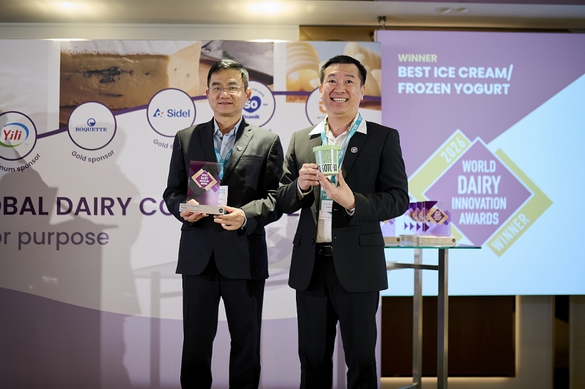Vinamilk thắng lợi lớn tại giải thưởng đổi mới sáng tạo ngành sữa toàn cầu 2026