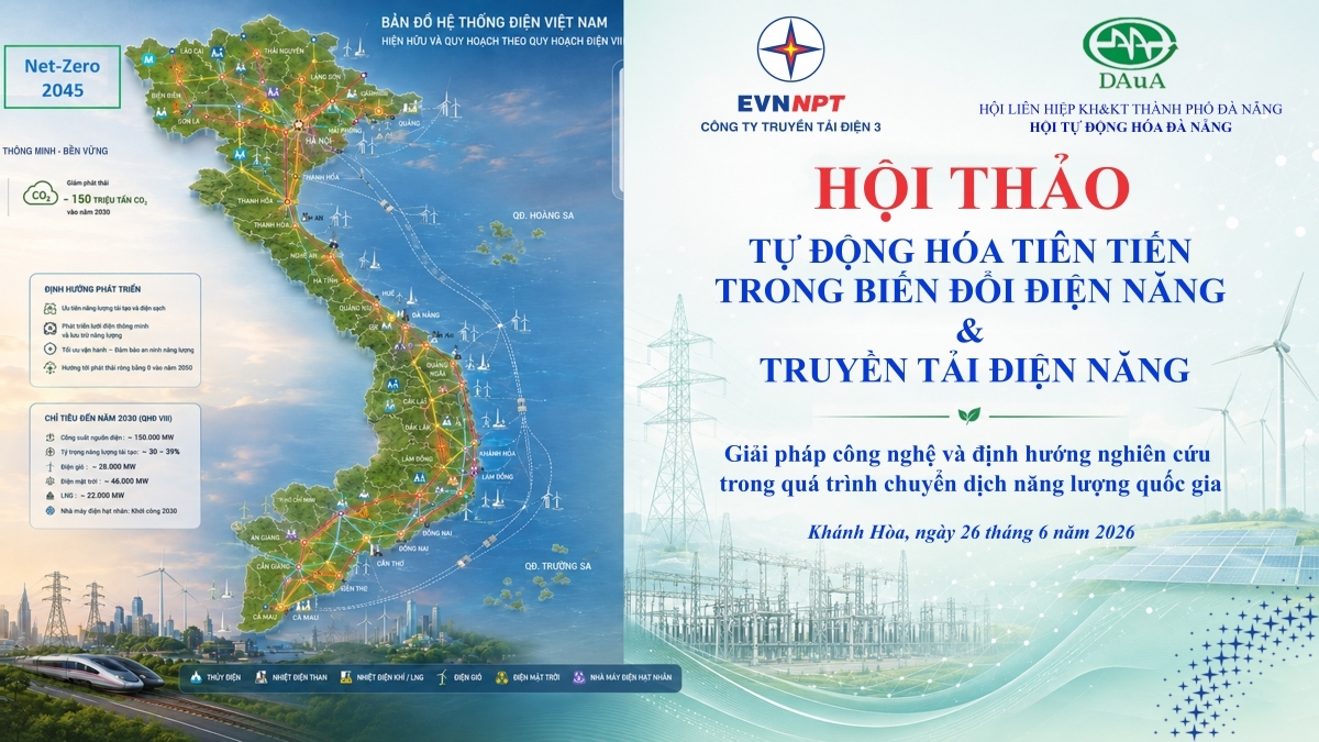 Sắp diễn ra Hội thảo: Tự động hóa tiên tiến trong biến đổi và truyền tải điện năng