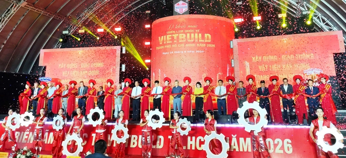 Gần 600 doanh nghiệp tham gia Triển lãm Quốc tế Vietbuild lần thứ I năm 2026 tại TP. Hồ Chí Minh