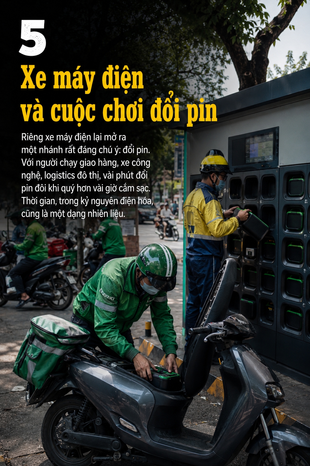 Thành phố cần trạm sạc, trạm đổi pin