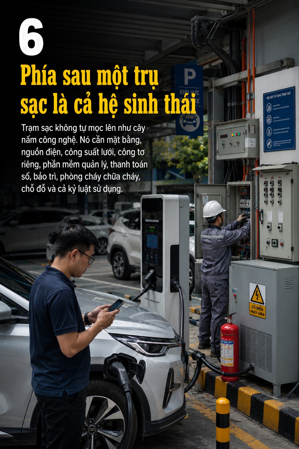 Thành phố cần trạm sạc, trạm đổi pin