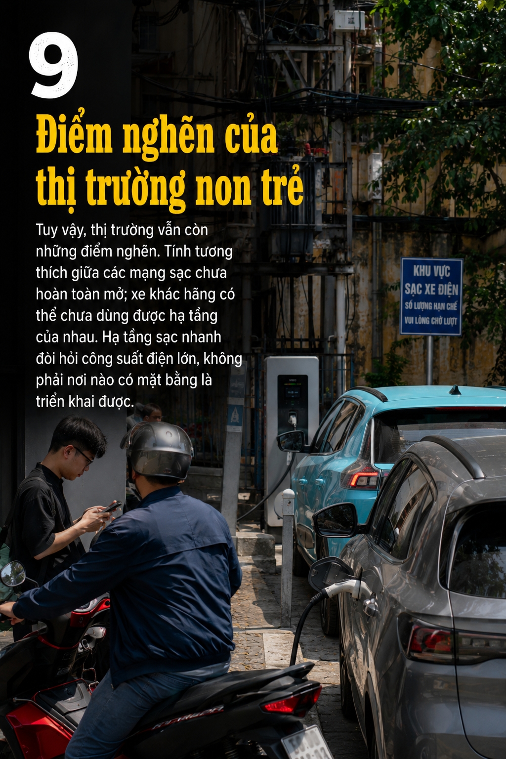 Thành phố cần trạm sạc, trạm đổi pin