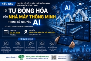 Tăng tốc chuyển đổi số ngành điện tử: Diễn đàn về nhà máy thông minh sẽ diễn ra ngày 3/7