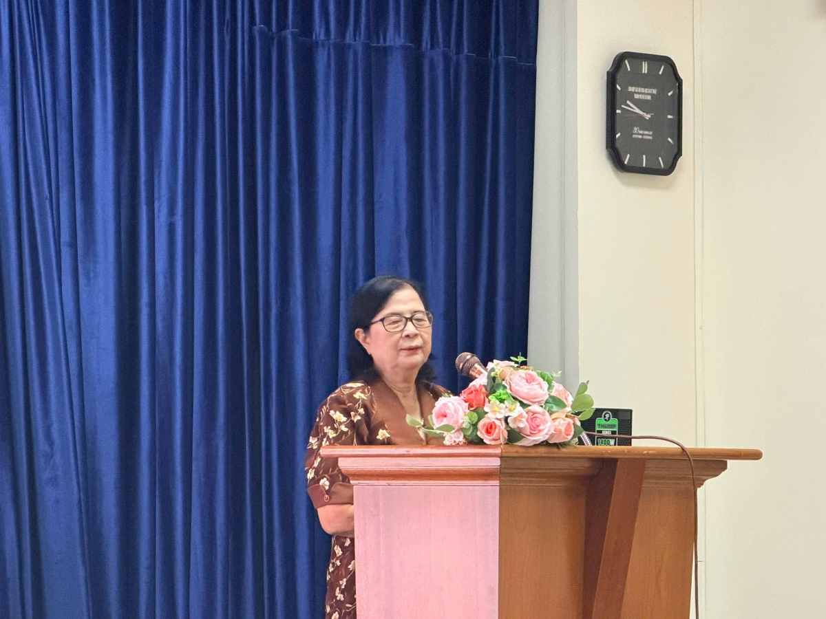 TS. Trương Thị Minh Sâm - Chủ tịch Hội Khoa học Kinh tế và quản lý TP.Hồ Chí Minh (HASEM) 