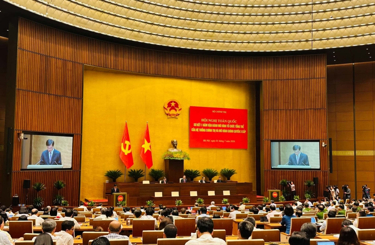 Sơ kết một năm vận hành mô hình tổ chức tổng thể của hệ thống chính trị, mô hình chính quyền ba cấp