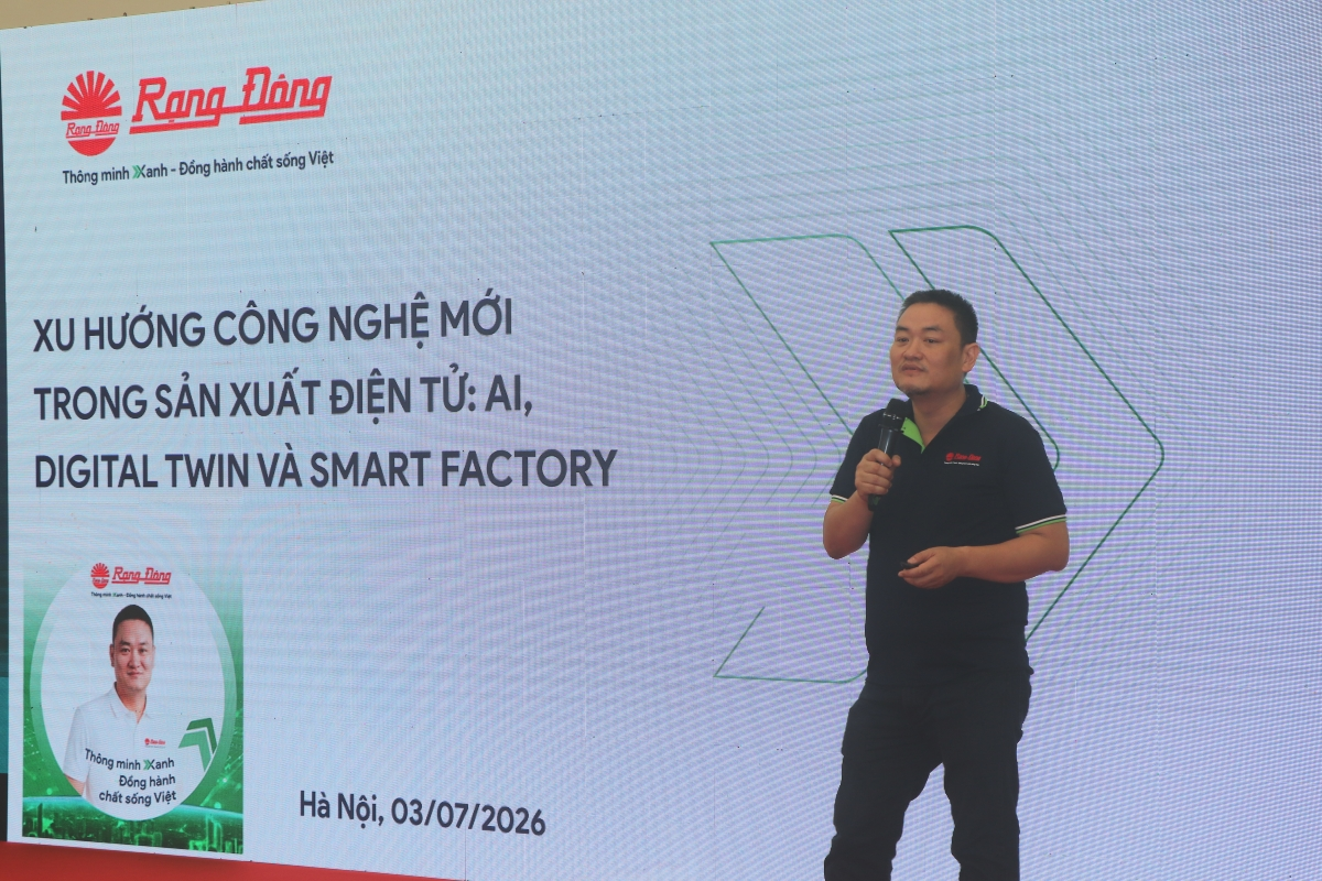Doanh nghiệp điện tử Việt Nam tăng tốc chuyển đổi số với AI và Smart Factory