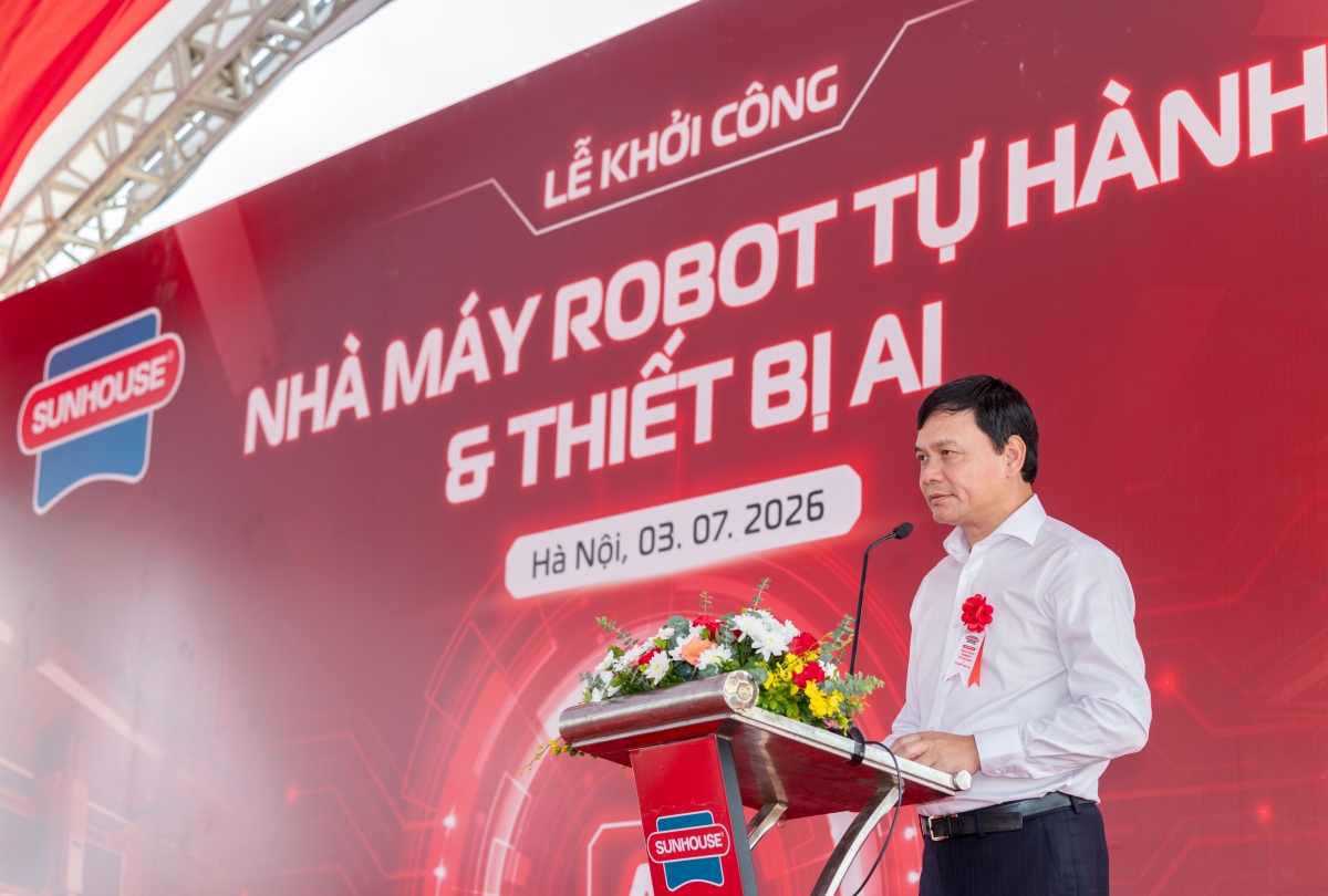 SUNHOUSE khởi công Nhà máy Robot tự hành và Thiết bị AI