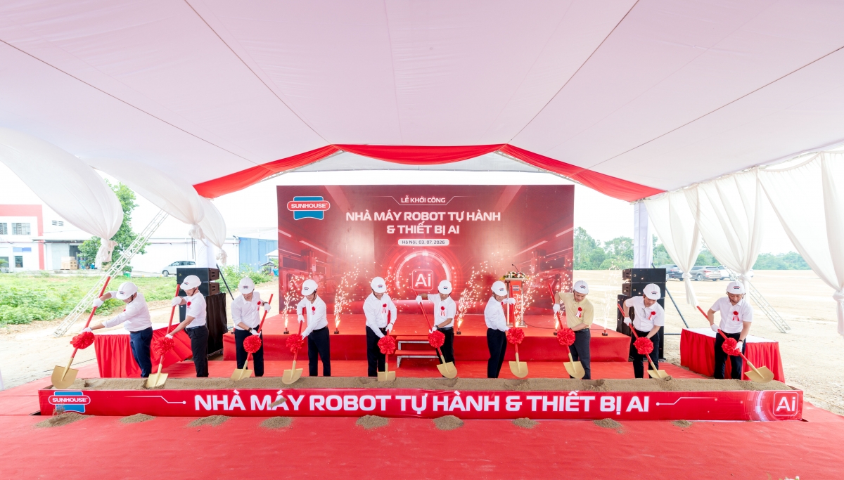 SUNHOUSE khởi công Nhà máy Robot tự hành và Thiết bị AI