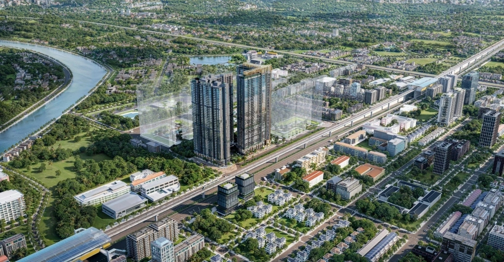 Phối cảnh dự án Hanoi Season Garden do Masterise Homes phát triển tại phường Khương Đình. Ảnh: Masterise Homes