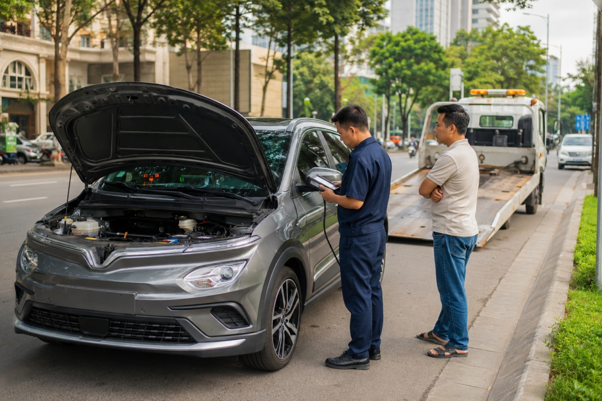 10 trục trặc thường gặp và cách xử lý khi ô tô điện vận hành trên đường