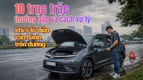 10 trục trặc thường gặp và cách xử lý khi ô tô điện vận hành trên đường