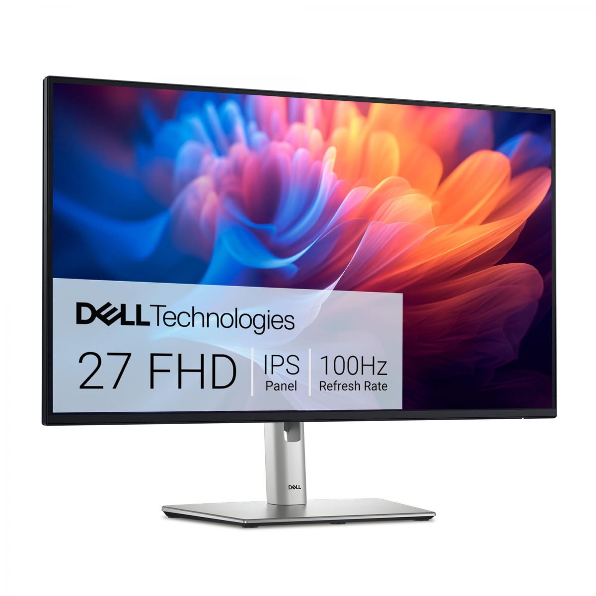 Chân đế linh hoạt và viền gọn giúp góc làm việc trông thoáng hơn, đặc biệt khi dùng kèm laptop.