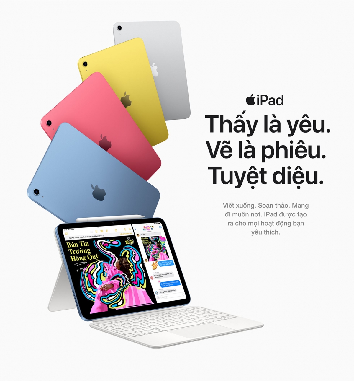Các tùy chọn màu sắc giúp thiết bị phù hợp nhiều phong cách sử dụng