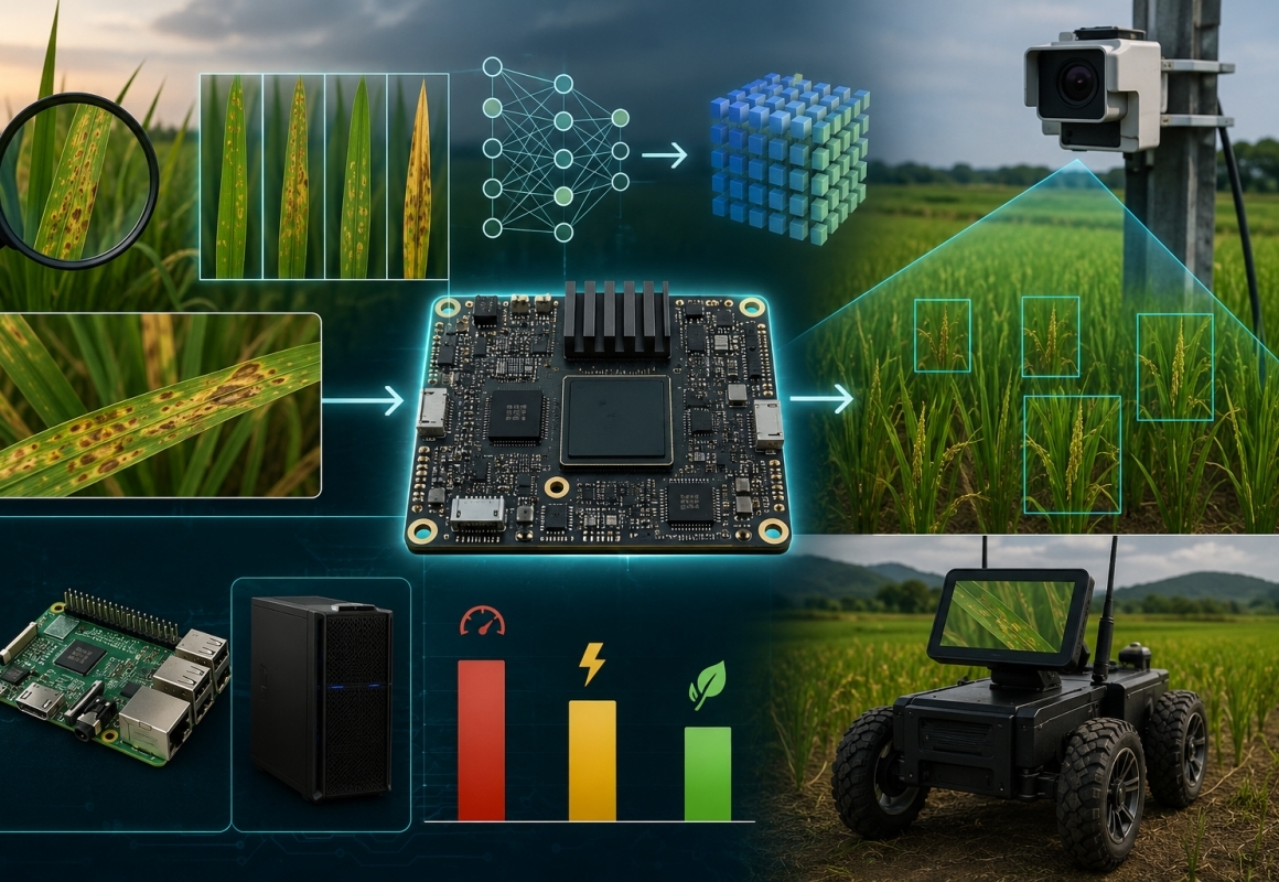 Nhận diện bệnh trên cây lúa bằng Edge AI: Đánh giá và so sánh hiệu năng phần cứng