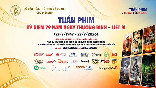 Tuần phim kỷ niệm 27/7: Hàng trăm rạp trên cả nước mở suất chiếu miễn phí