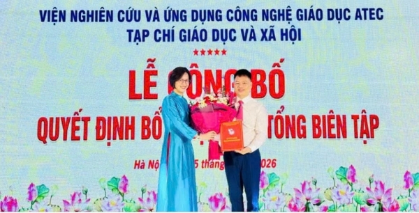 Tạp chí Giáo dục và Xã hội có Phó Tổng biên tập mới