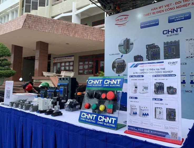 Từ bảo vệ đến đo lường điện:  Hàn Mỹ Việt đưa thiết bị điện CHINT đến gần doanh nghiệp địa phương