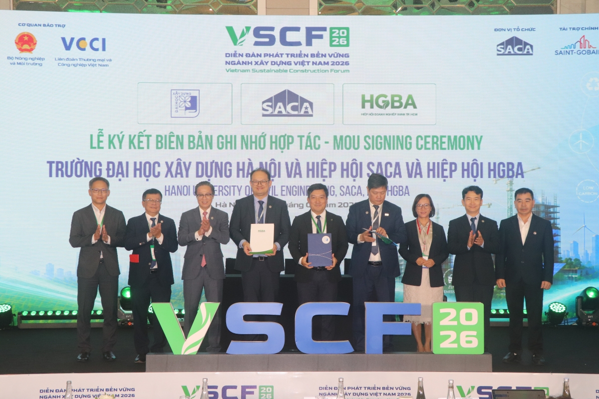 VSCF 2026: Hợp lực chuyển đổi xanh, kiến tạo tương lai Net Zero cho ngành Xây dựng Việt Nam