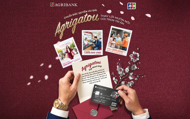 Tin tức ngân hàng nổi bật tuần qua: Agribank triển khai chuỗi ưu đãi “Agrigatou” cho chủ thẻ quốc tế JCB Tin tức ngân hàng nổi bật tuần qua: Agribank triển khai chuỗi ưu đãi “Agrigatou” cho chủ thẻ quốc tế JCB