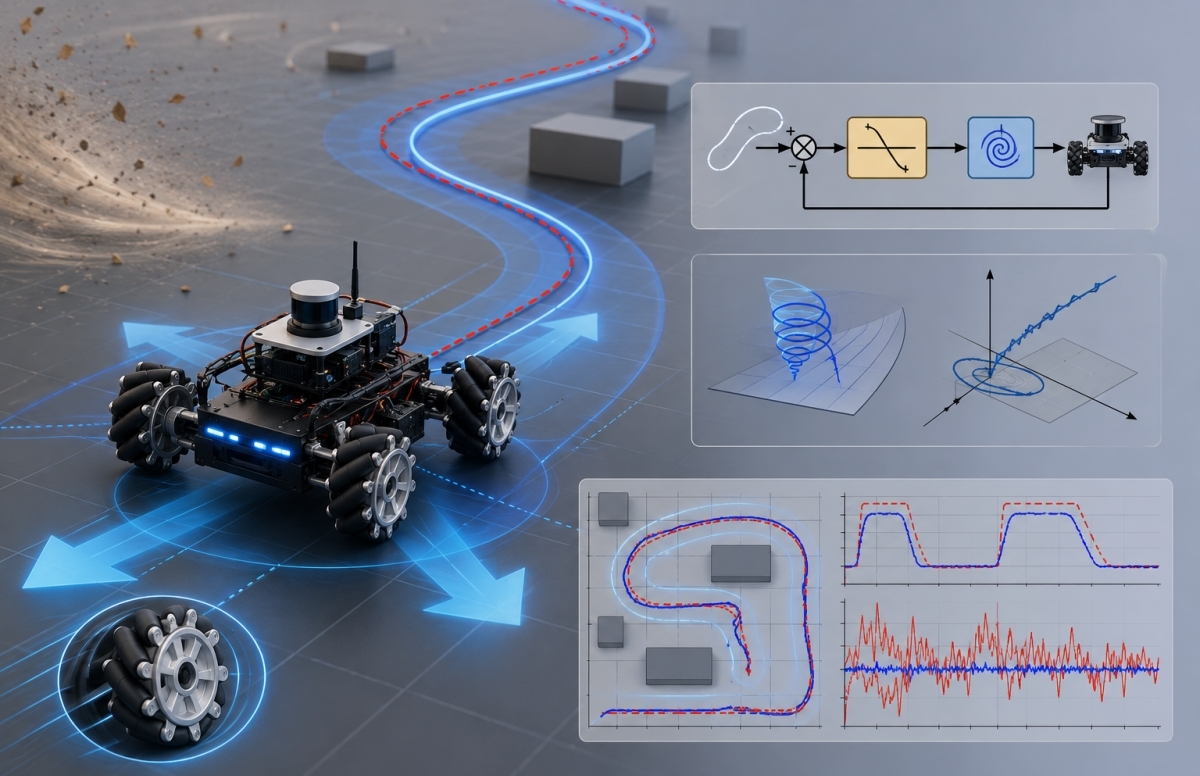 Cải thiện khả năng bám quỹ đạo của robot di động đa hướng trước nhiễu và bất định bằng điều khiển chế độ trượt kết hợp bộ quan sát Super-Twisting