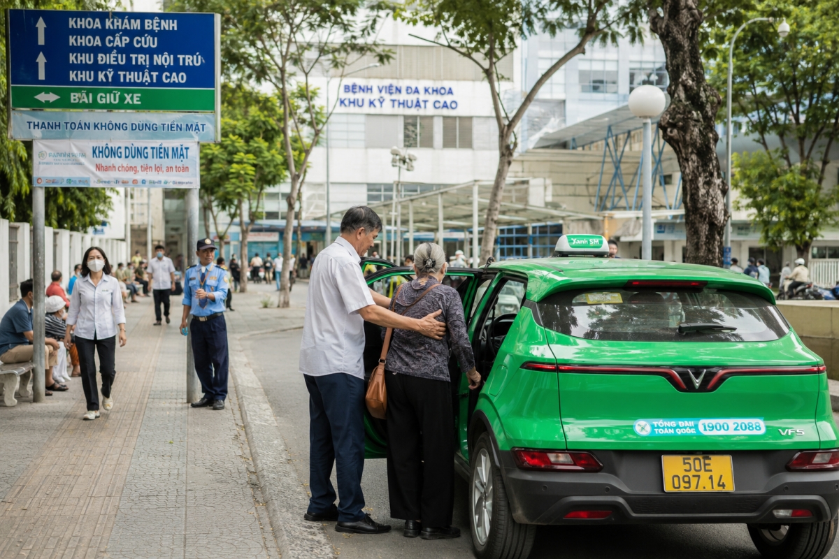 Taxi điện trở thành phòng thí nghiệm vận hành
