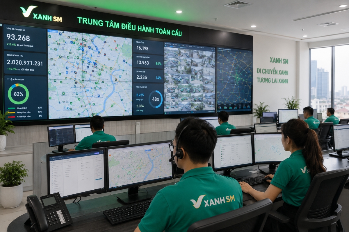 Taxi điện trở thành phòng thí nghiệm vận hành
